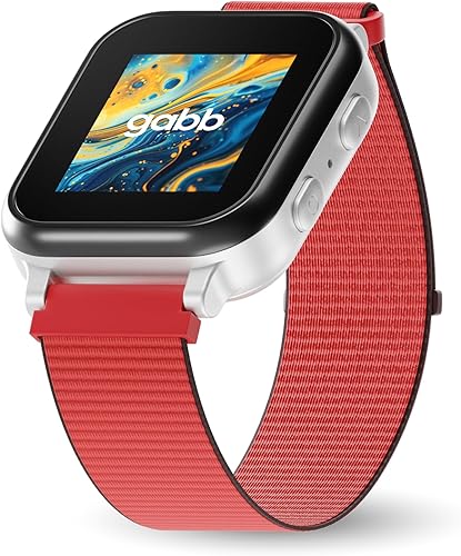 Gabb Correa deportiva de nailon para reloj inteligente, talla única, cómoda, fácil de usar y elegante, colores para niños y niñas, reloj 2