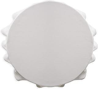 TODAY Tovaglia Rotonda 180 Chantilly Poliestere Bianco 180 x 180 cm