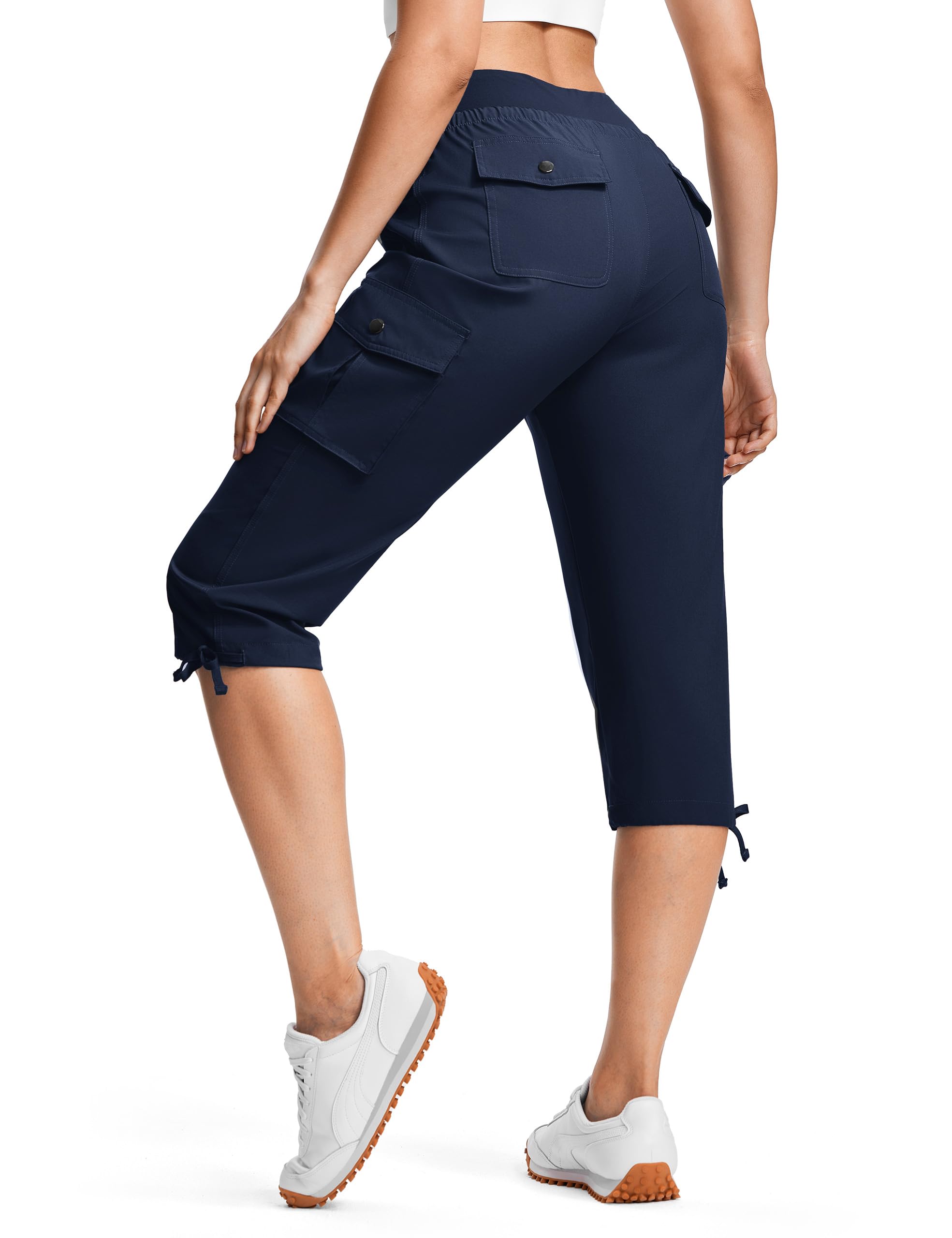 ISEEGZ Hiking Capris for Women