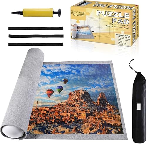 Miniatura 7 de Tapete enrollable para rompecabezas  2000 1500 500 piezas protector grande para adultos y niños almacenamiento y transporte de alta calidad tapete