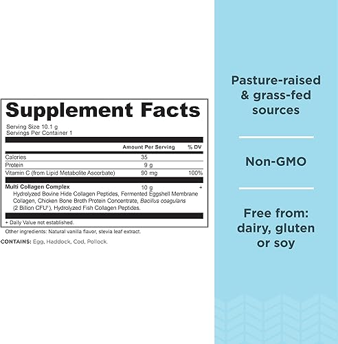 Miniatura 2 de Ancient Nutrition Proteína en polvo multicolágeno, sin sabor, 45 porciones + paquetes de proteína de colágeno múltiple, sin sabor, 40 paquetes