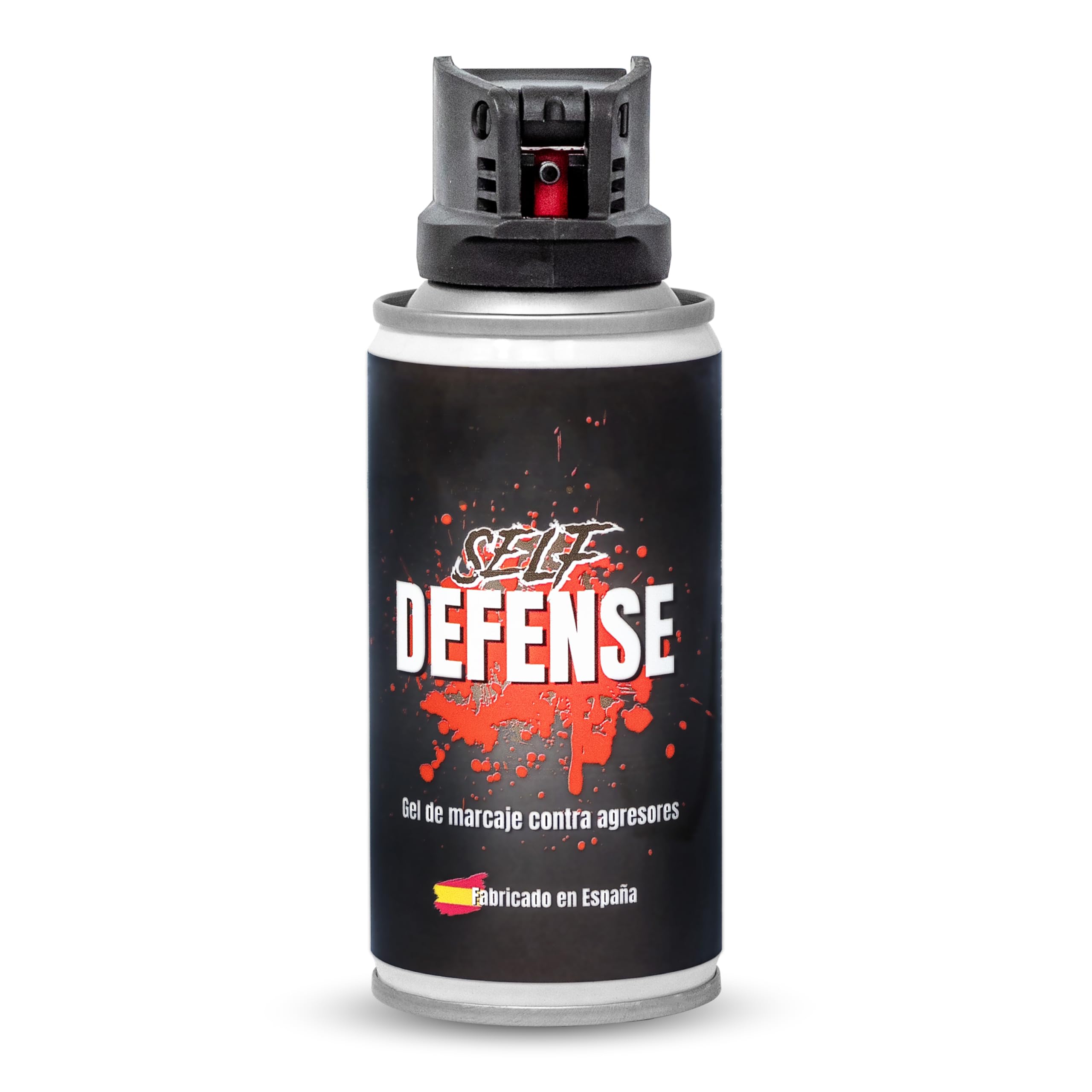 Self Defense Spray Defensa Personal Tamaño Especial XXL 150ml - Gel Marcador Seguridad Más Potente Efectivo Mayor Duración Más Rendimiento Espray Identificador Marcaje Delincuentes 100% Legal España - 2