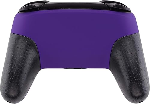 Miniatura 6 de eXtremeRate Purple Faceplate and Backplate for Nintendo Switch Pro Controller, Soft Touch DIY Replacement Shell Housing Case for Nintendo Switch Pro
