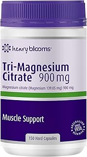 Henry Blooms 900 mg Tri-Magnesium Citrate 150 Vegetarian Capsules