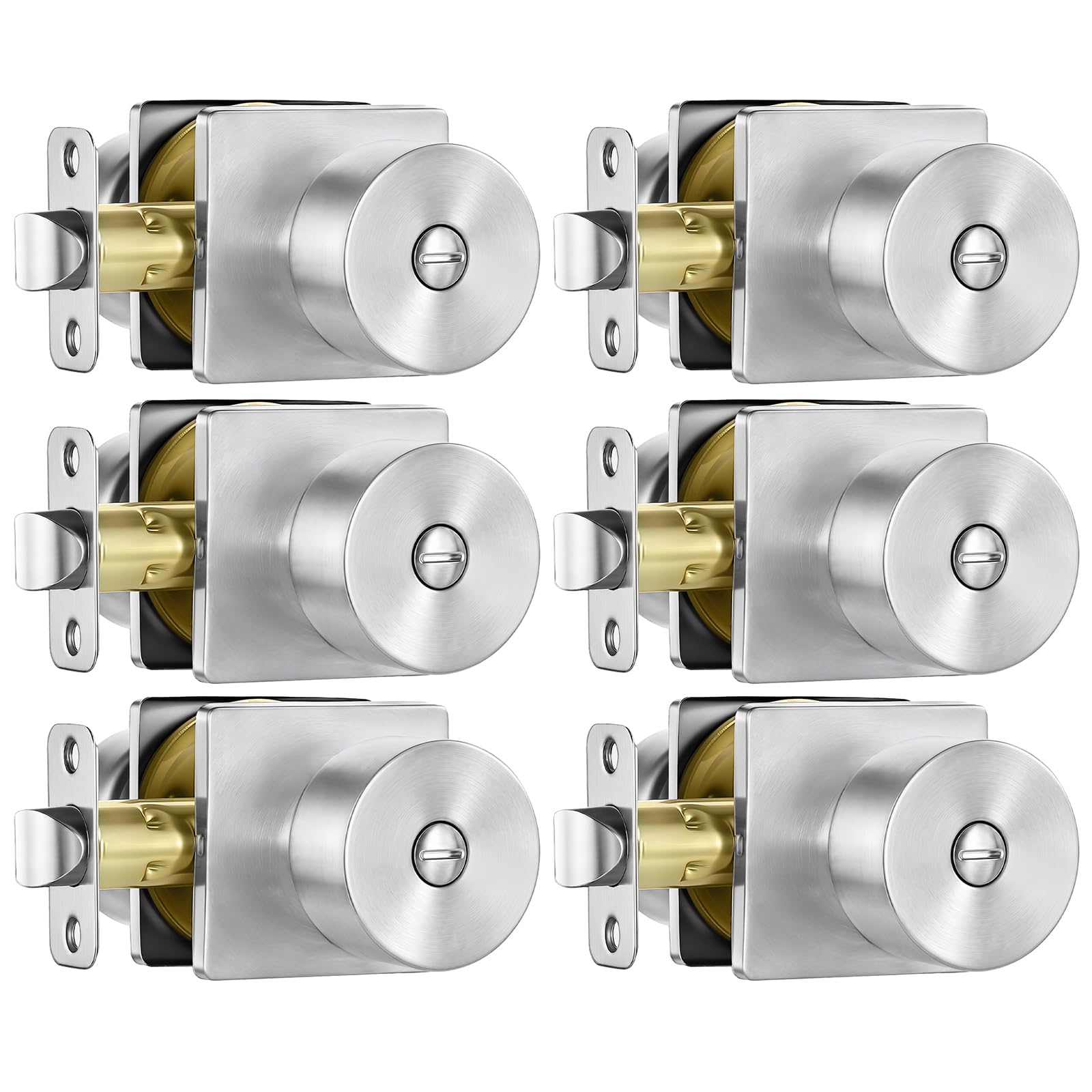 Black Privacy Door Knobs - 10 Pack -23 Black Privacy Door Knobs - 10 Pack -23