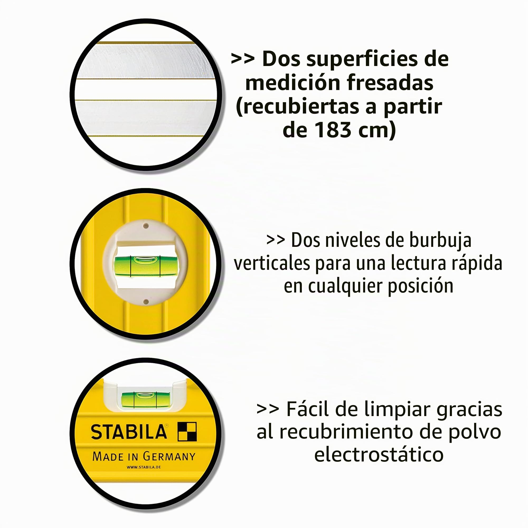 Stabila 15235 Nivel de Burbuja