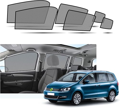 Amazon Co Jp Ruiya フォルクスワーゲン シャラン 専用サンシェード サイドガラス用 マグネット式 遮光カーテン 日よけメッシュカーテン車用サンシェード 車窓日よけ 紫外線カット 日焼け防止 Uvカット ６枚セット 車 バイク