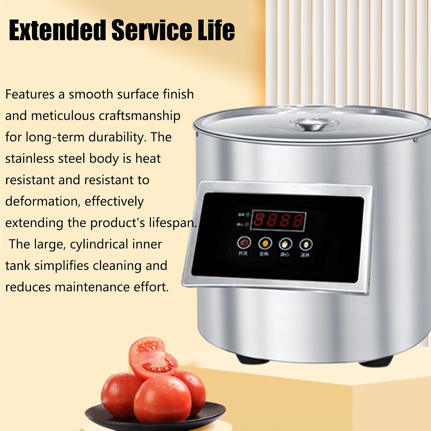 Commercial Electric Egg Boiler, Large Capacity 304 Stainless Steel Egg Cooker, Automatic Egg Steamer with Anti Dry Burn, Multi Mode for Soft Hard Boiled Eggs, Ideal for Restaurant Cafe Catering
