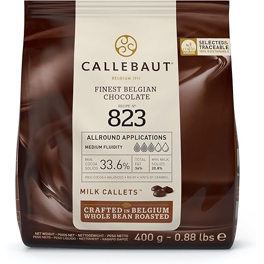 Callebaut Milk Chocolate Callets 400g 400 g