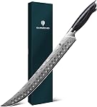 SANMEIHO 3PCS Kitchen Knife Set,Chef Knife Set in Powder Steel, Ultra Sharp Japanese Knife Set High Carbon Steel Knives Sets, Cooking Knives Set with Ergonomic Pakkawood Handle