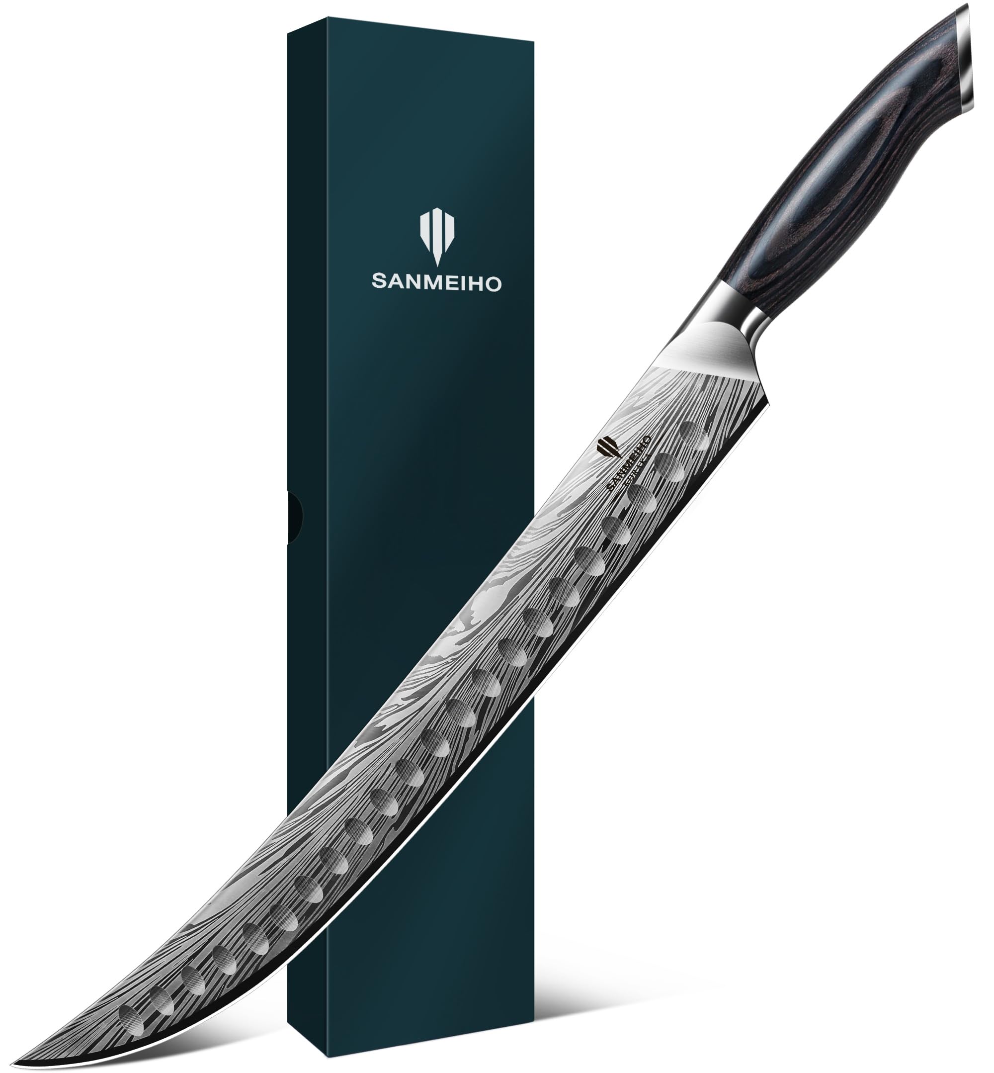 Chef Knife in Powder Steel, Japanese Kitchen Knife 8 Inch — Amazon image 8