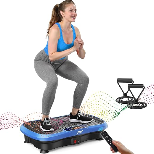 AXV Vibration Plate Exercise Machine Fitness Platform Body Vibrating Board