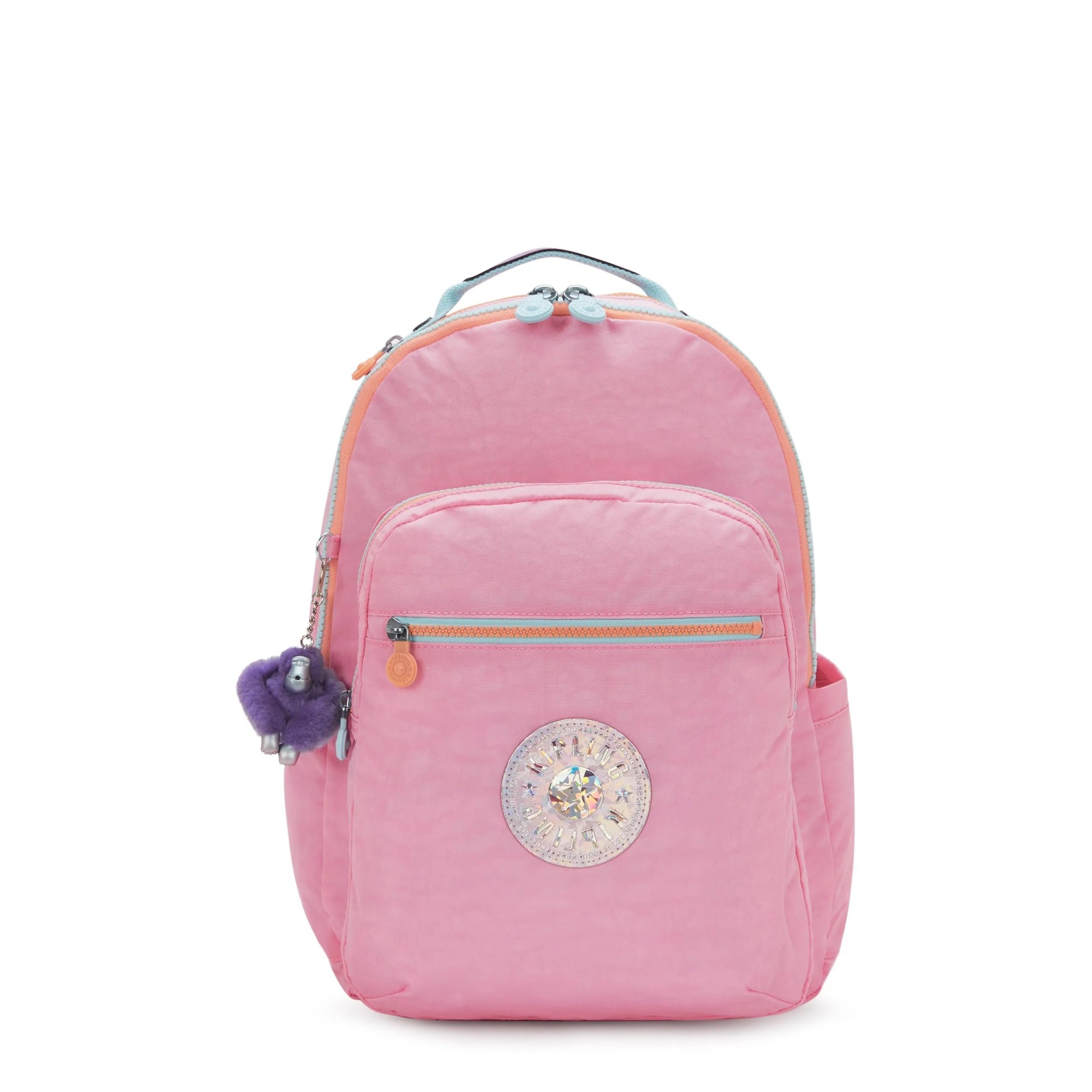 Kipling Women's Seoul 15" Laptop Backpack, Durable, Roomy with Padded Shoulder Straps, Built-In Protective Sleeve
