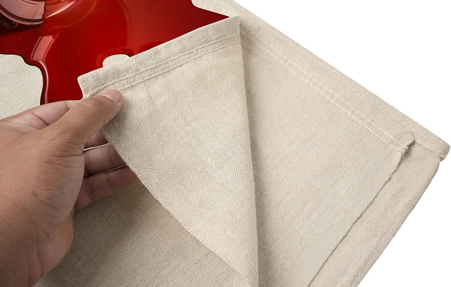 Dormitex Drop Cloth for Painting (Size 6 x 9 Feet - Pack of 2) - Pure Cotton Painters Drop Cloth for Painting, Furniture & Floor Protection - - 