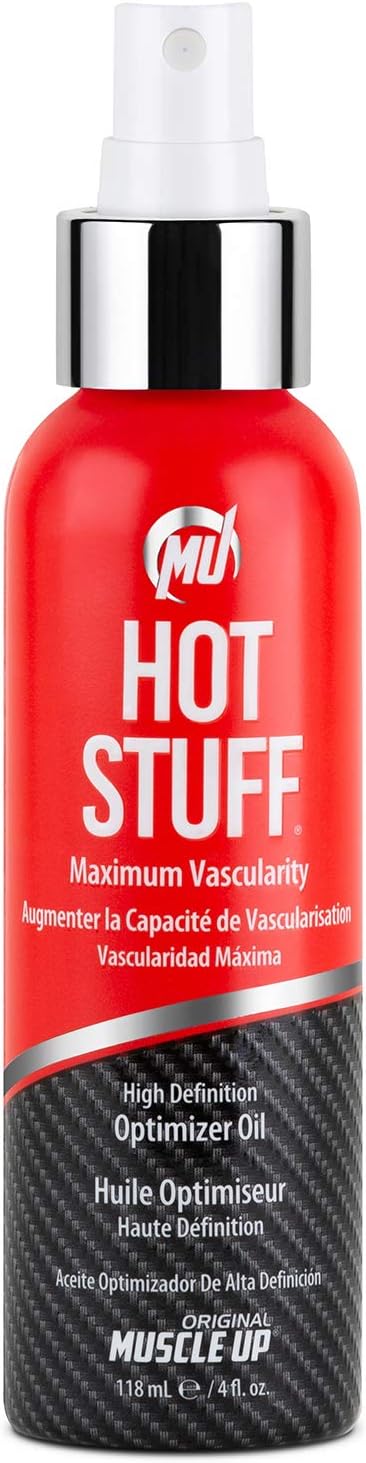 Pro Tan Hot Stuff Maximum Vascularity High Definition Optimizer Posing Oil (4 fl. oz by Original Muscle Up