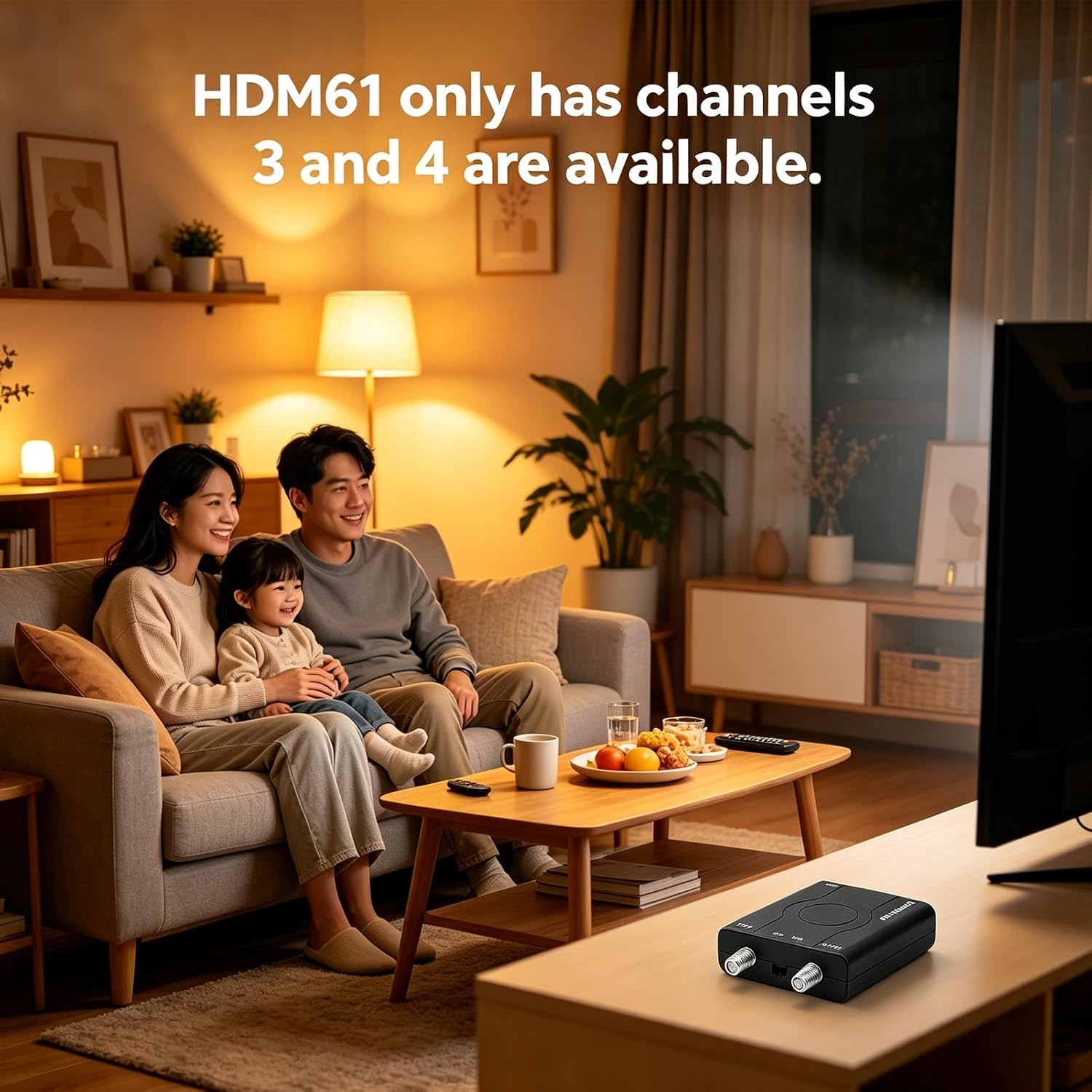 HDM61 HDMI to Coax Adapter, HDMI to RF Modulator NTSC Format