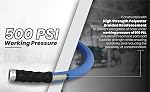 Rubber Water Hose Assembly 5/8" x 50'