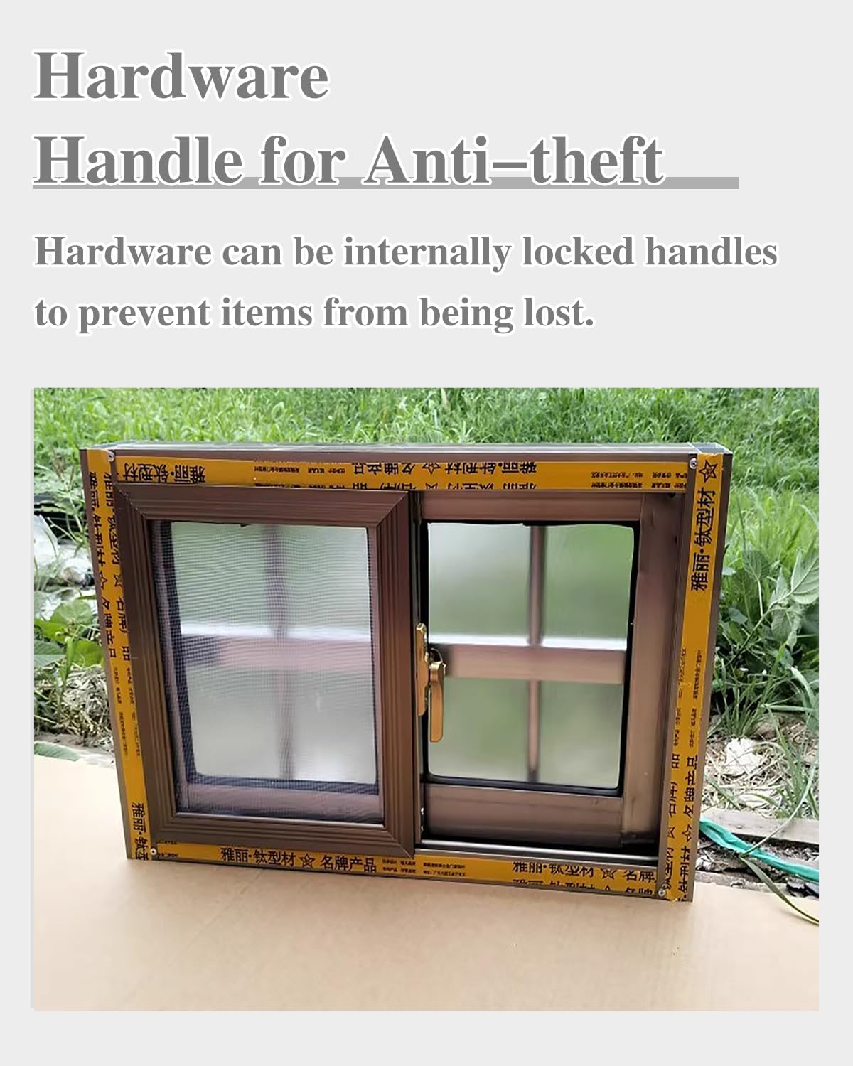 Sliding Window Replacement with Frame and Glass for Various Outdoor Structures