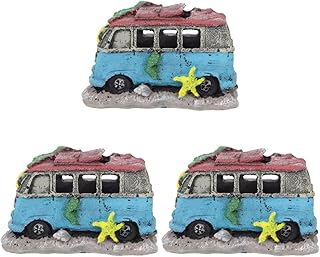 Abaodam 3 Pçs Aquário Escapar Acessórios De Automóvel Animal Tanque De Peixes Casa Em Miniatura Aquário Titanic Naufrágio Caverna Naufrágio Ornamento De Aquário Resina Tanque De