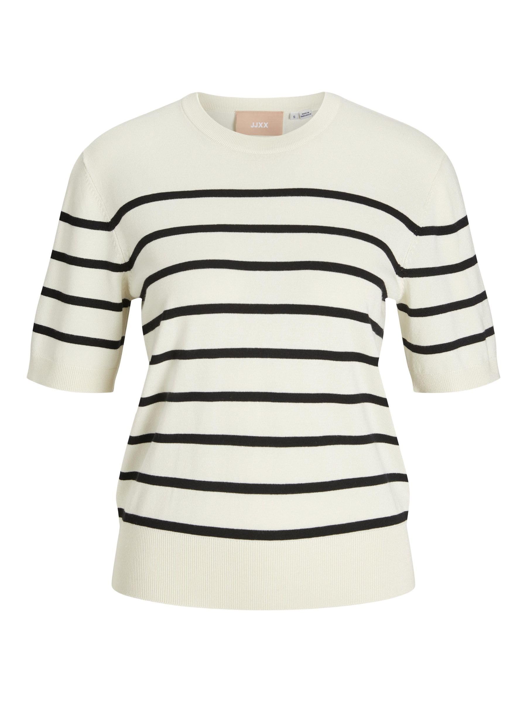 JJXX Jack&Jones Jxlayla Ss Knit, Cream-Coloured, XL