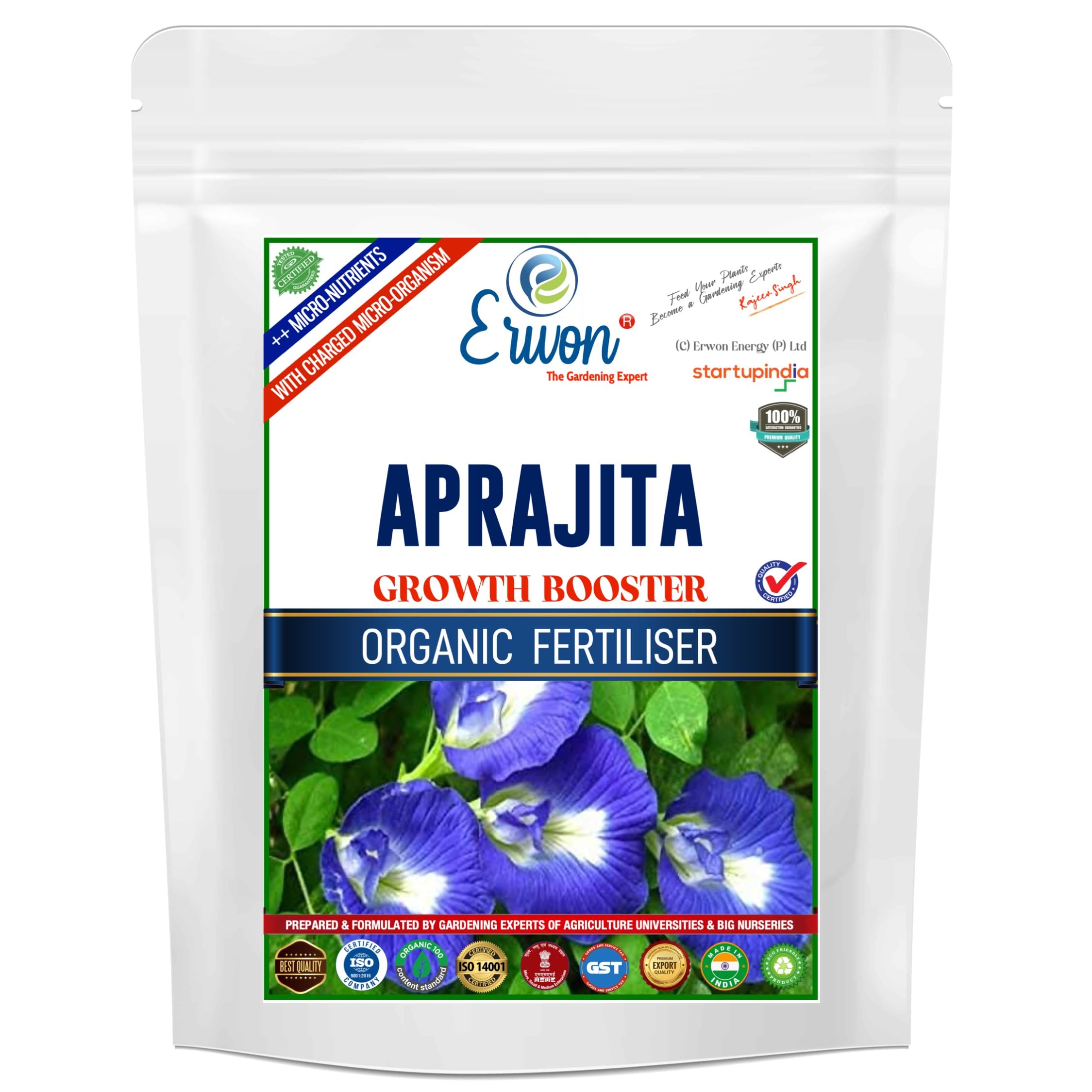 Erwon Aprajita Growth Booster, Premium Essential Powerful Organic Fertiliser for Aprajita Plants, with Charged Micro-organism and ++ Micronutrients (1800 gm) (B0B5PFWVN7) Amazon Price History, Amazon Price Tracker