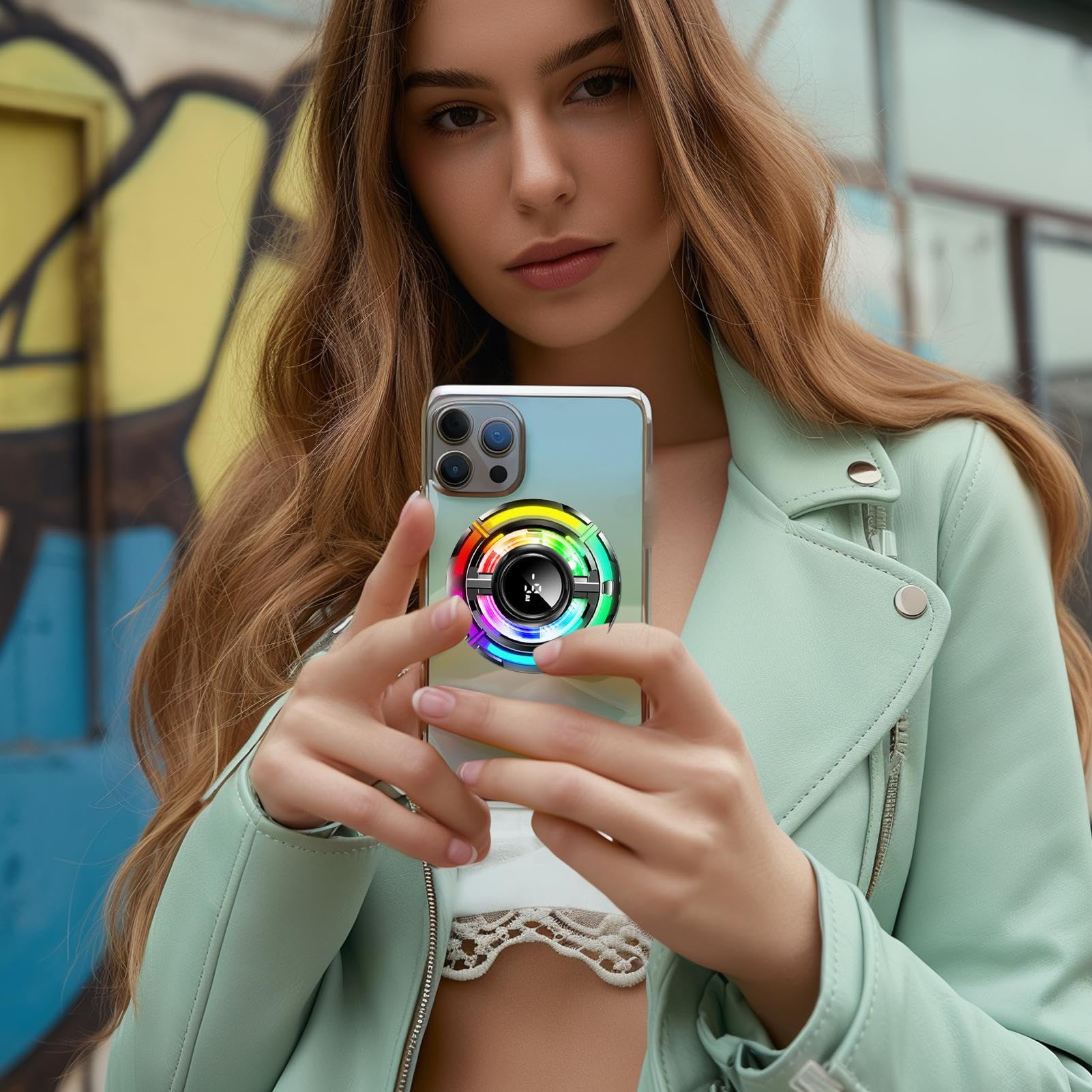 Handy-Kühler – tragbarer magnetischer Kühler für Handy – Kühlgerät für Smartphone, Zubehör für Videospiele, Anrufe