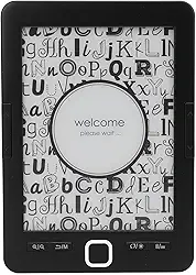 Leitor de Livros Eletrônicos de 8 GB, Leitor de Livros Com Tela de Tinta Ajustável e Tela Grande de 6 Polegadas, Fácil de Ver, Leitor de Livros Elétrico Portátil para Crianças e