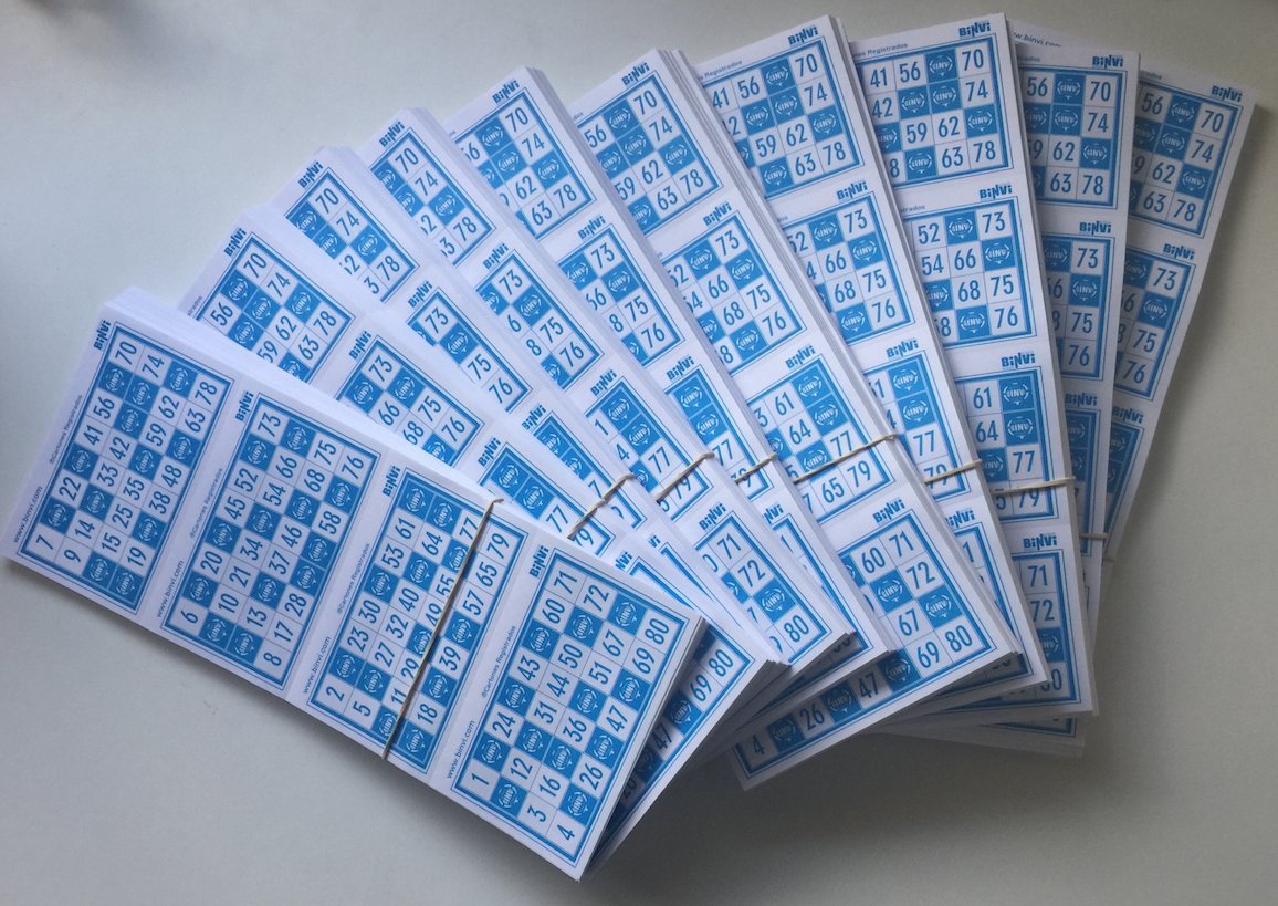 Binvi 3200 Bingo Cards