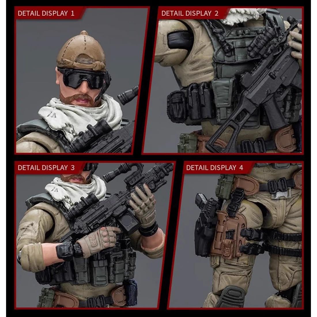 Amazon | 1/18 Scale Articulated Speicial Forces Soldier Figure