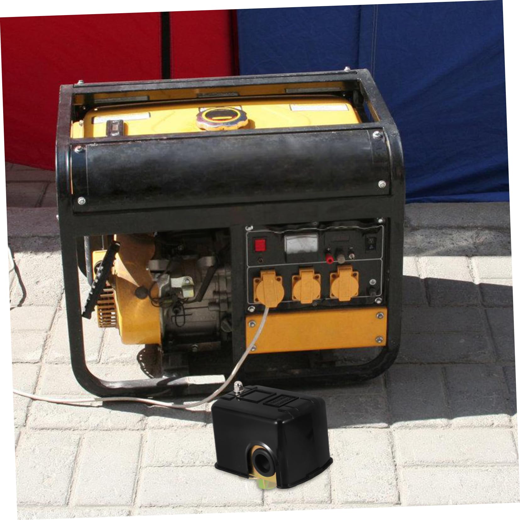 Einstellbarer Druckschalter Breitem Druckbereich und Robustem Kunststoff und Stahlgehäuse mit Hoher Präzision für Präzise Druckregelung für Wasser und Luftpumpen