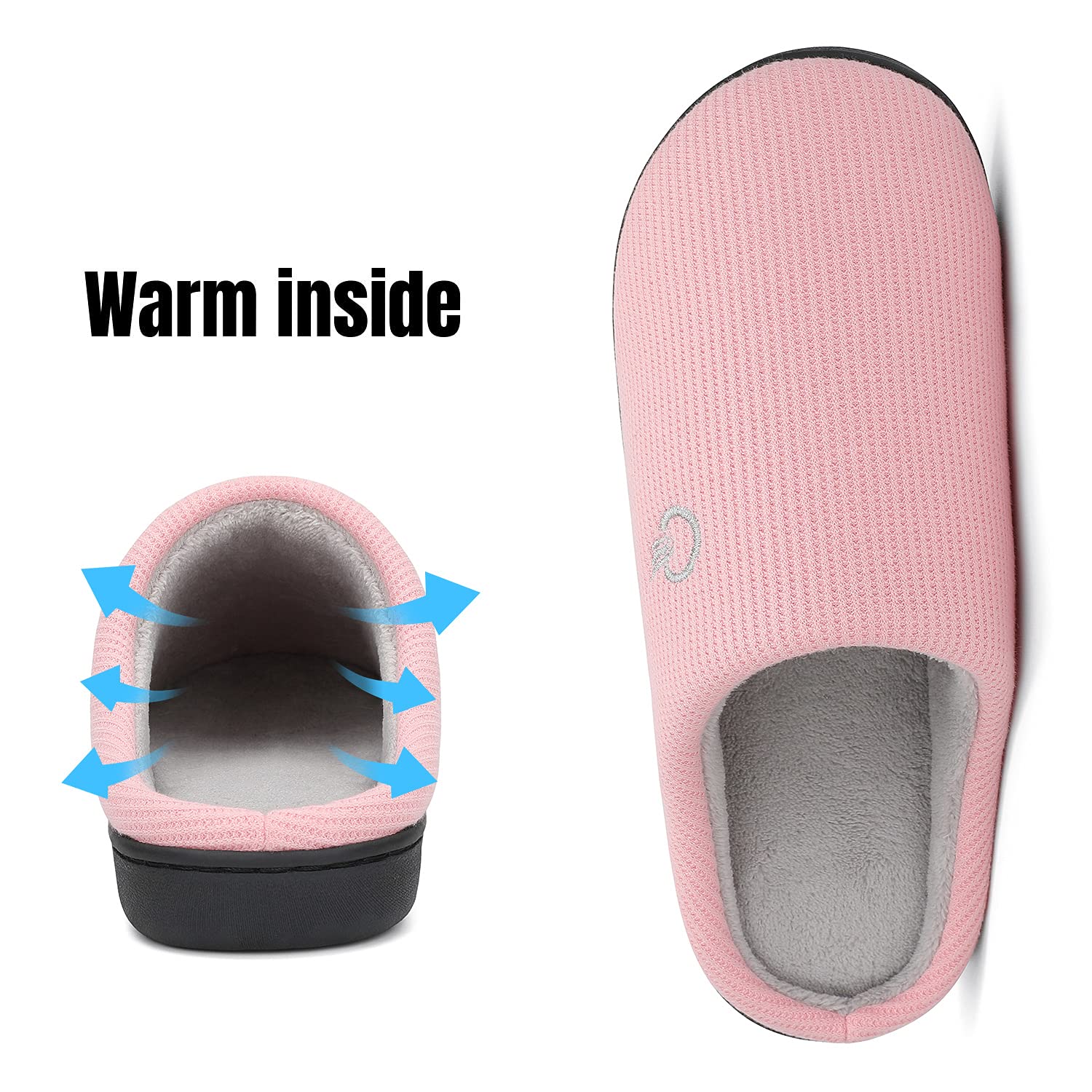 Mishansha Pantofole Uomo in Memory Foam da Donna Pantofole Morbide e Calde per la Casa Taglia 36-47 EU