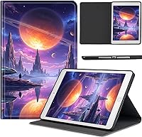 Vista 84 de Funda para Samsung Galaxy Tab S10 Lite / S10 FE / S9 FE 10.9 pulgadas, delgada de piel sintética con soporte de múltiples ángulos y función
