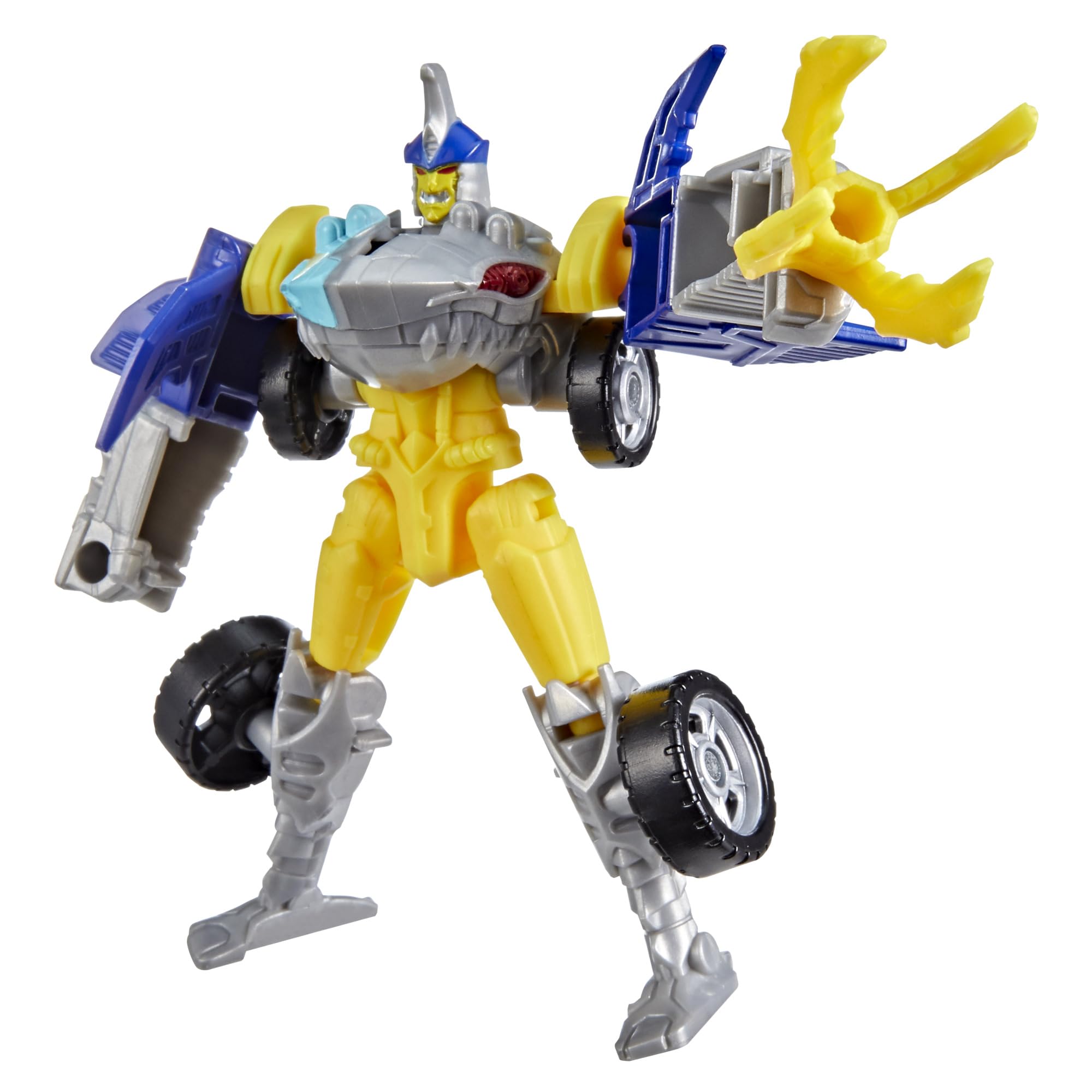 Transformers Cyberworld Skybite Cyberchanger 4" Action Figure Quickly Change into Car Mode Robot Toy for Boys and Girls Kids Christmas Stocking Stuffer Ages 6+
