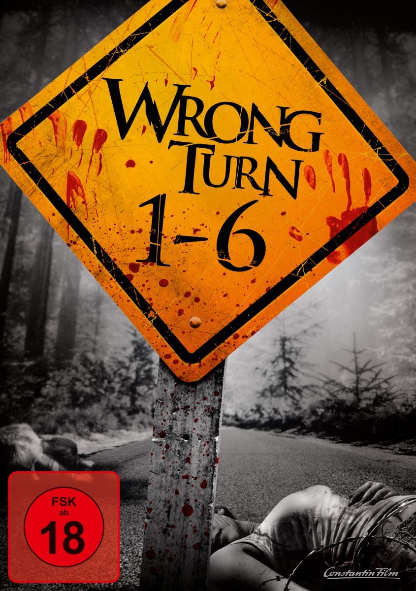 Wrong Turn 1-6 DVD saga completa películas terror gore