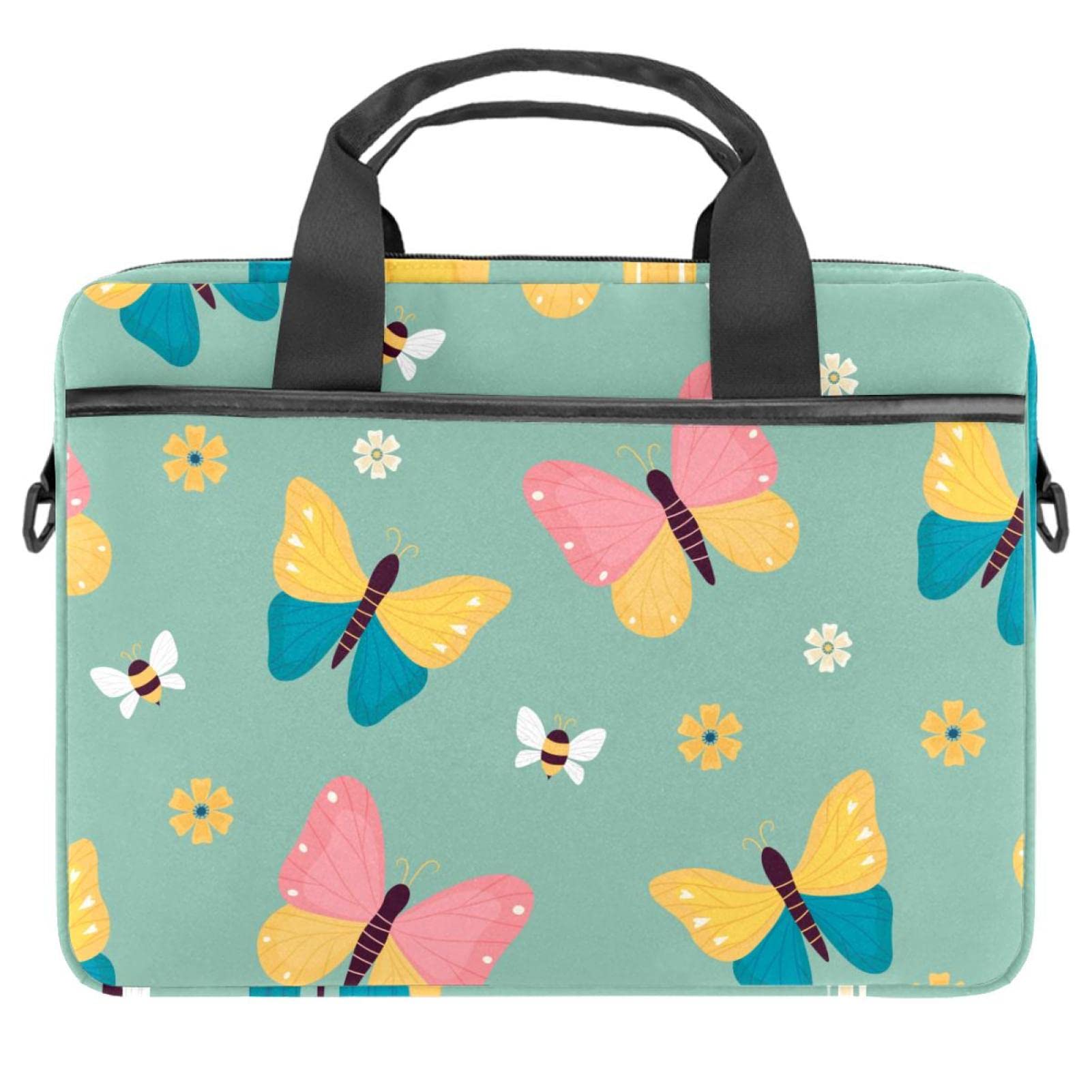 Sacoche ordinateur 13 à 14 pouces papillon multicolore - 7