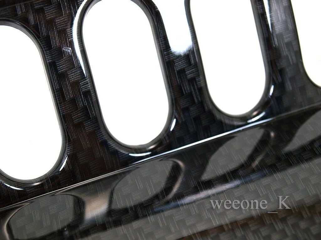 K1AutoParts Car Decorative Air Flow Intake Hood Scoop Vent Bonnet Cover Trim for Toyota Fortuner 2012 2013 2014 V.4