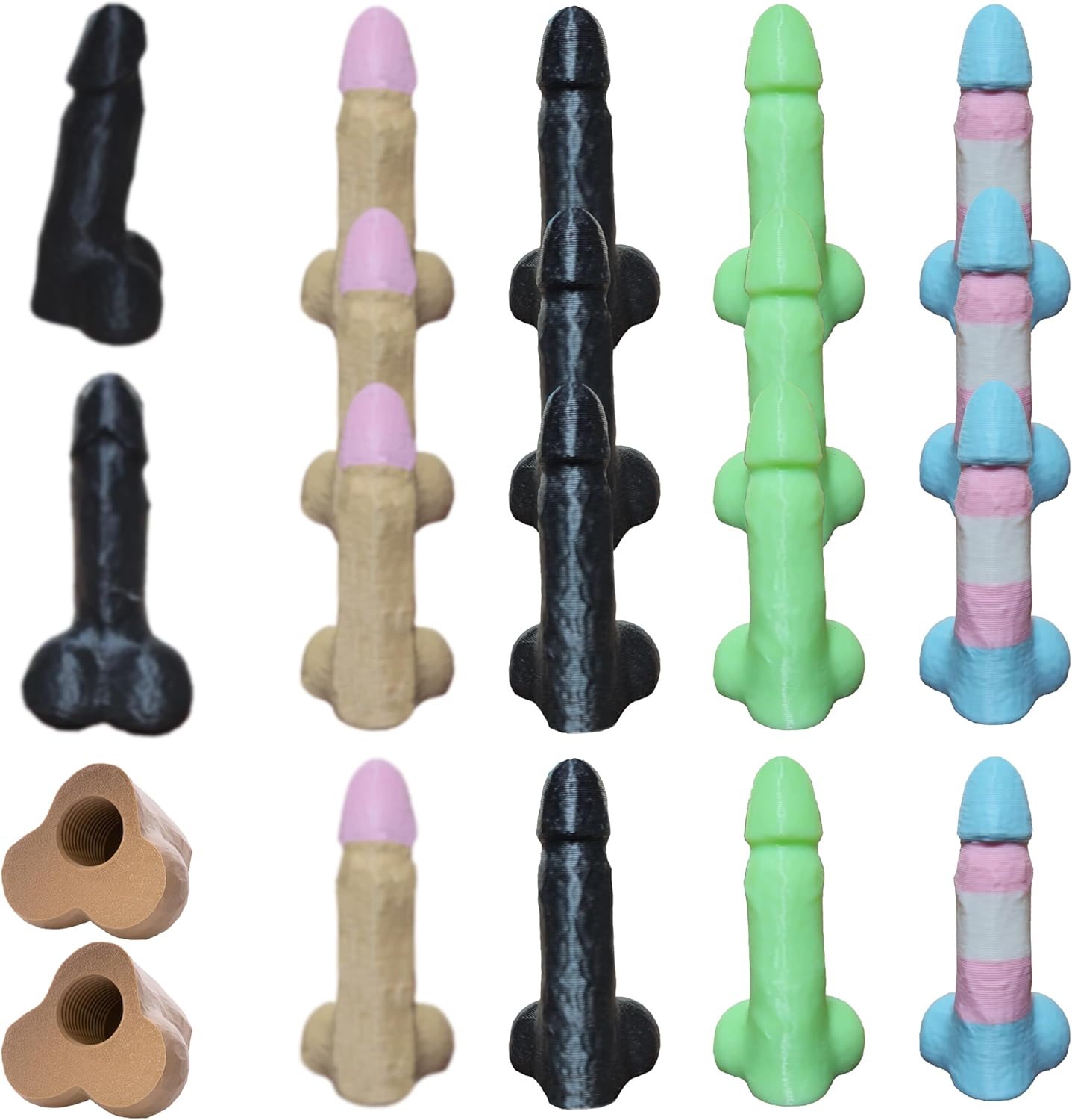 Prank Pencil Valve Stem Caps Funny Bad Parking Universal Car Luminous Tire Stem Kit Novelty (Black, 48)