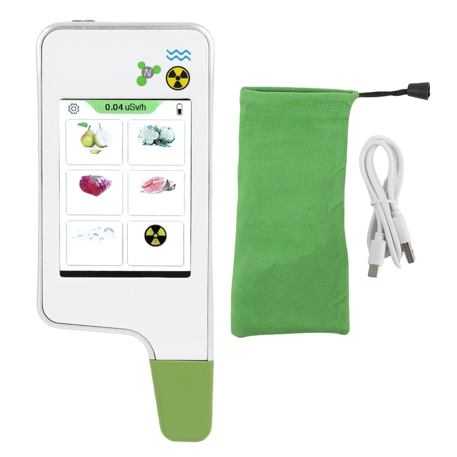 Generic Nóż Promieniowania, TFT -color Wyświetl Tester Azotanowy dla Warzyw Owocowych dla Wody dla Zdrowia Domu
