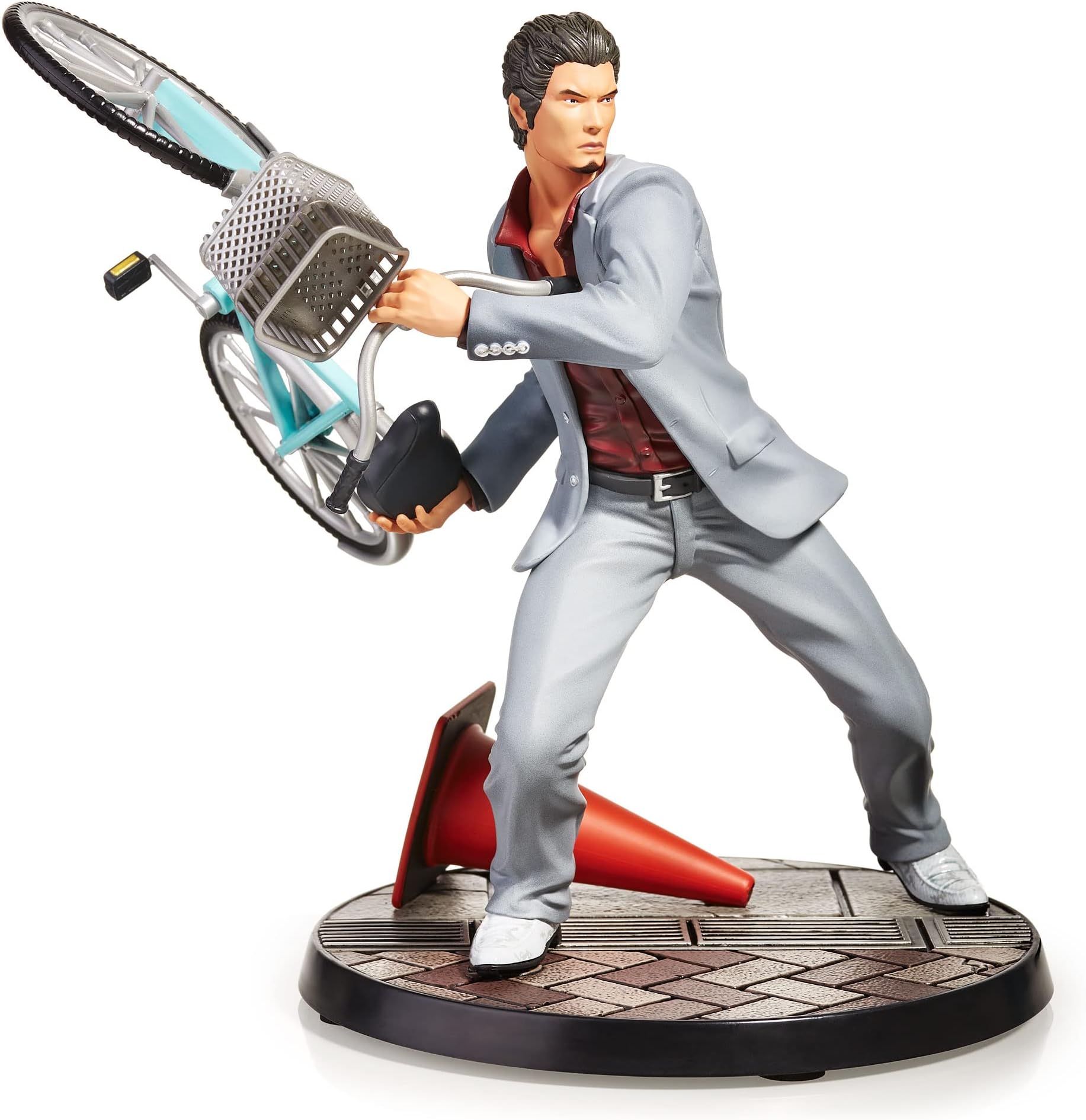 Numskull SEGA Yakuza Like a Dragon Kazuma Kiryu Figure 11" 28cm Collectible Replica Statue - Official Yakuza Merchandise - Exclusive Limited Edition