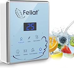 Ozone Generator, Ozone Deodorizer for 5-30 ㎡ Room, Multipurpose Ozone Machine for Water and Air, Portable Odor Eliminator with Timer & 2 Pack Air Stones for Home, Kitchen, Fruits & Vegetables