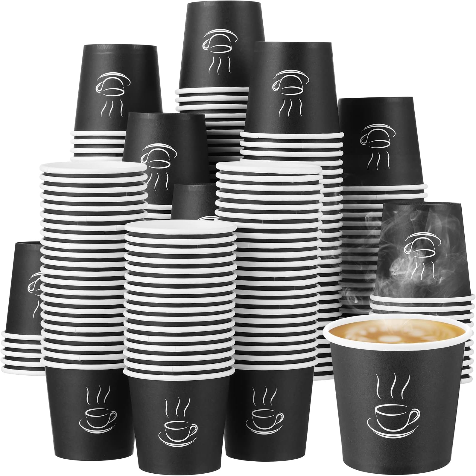 Didaey 1000 Pcs 4 oz Paper Espresso Cups Small Coffee Cups