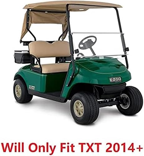 Miniatura 5 de Huskey - Funda de repuesto para asiento delantero, color naranja, plisada, EZGO Valor Freedom TXT 2014+ para carrito de golf eléctrico