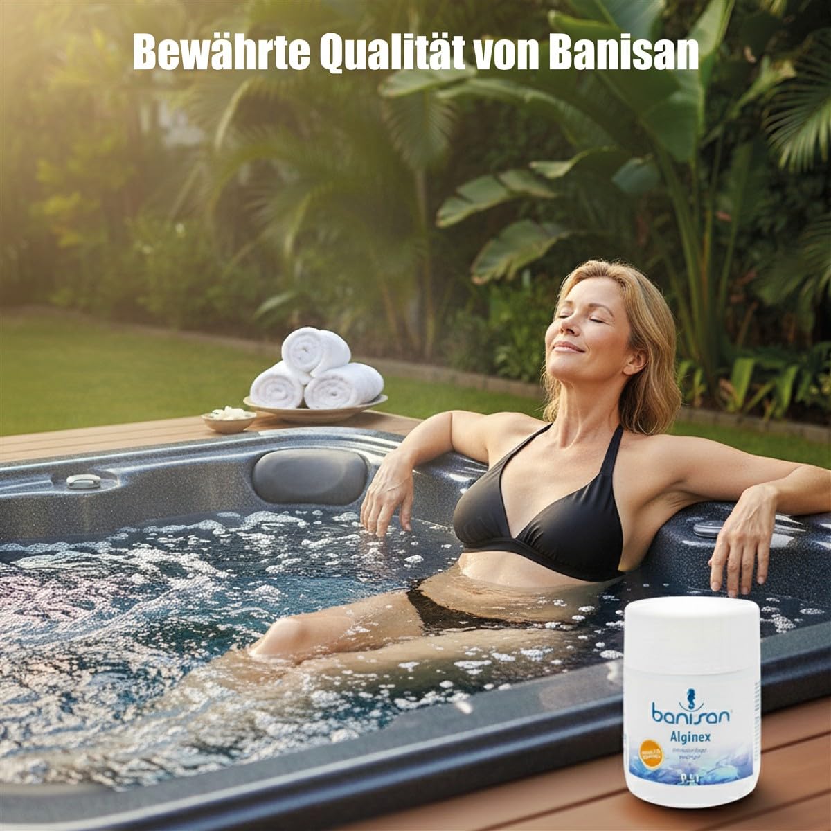 Alginex Algenschutzmittel 2x 500 ml für Whirlpools, Algenvorbeugung & -bekämpfung
