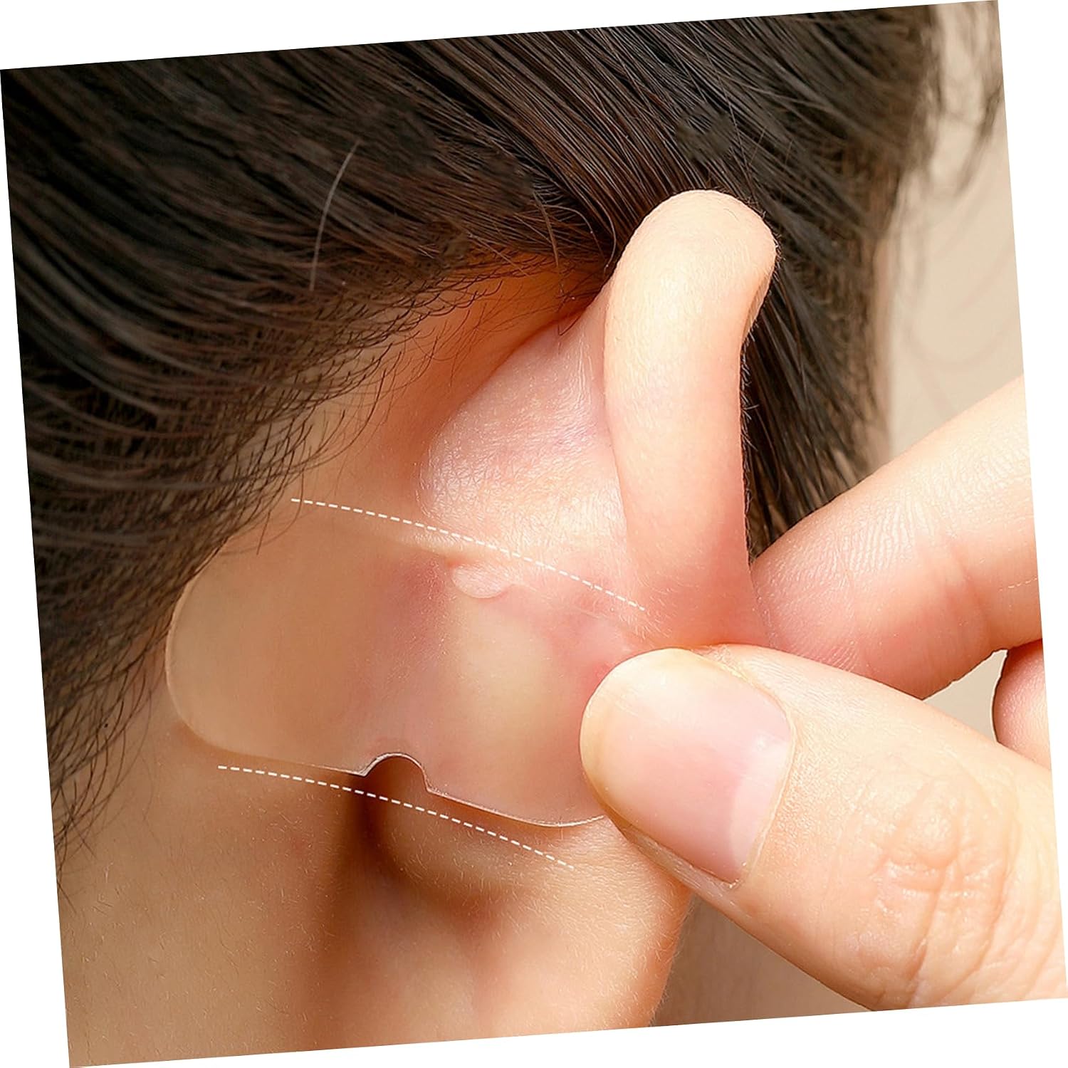 48pcs Transparent Ear Tape for Prominent Ears for Discreet Use for Balanced Facial Profile