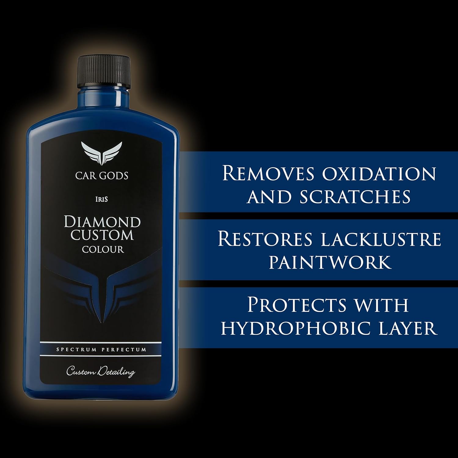 Car Gods Diamond Custom Color Dark Blue 17 fl oz – 3-in-1 Polish to Restore Faded Dark Blue Paintwork - Image 4