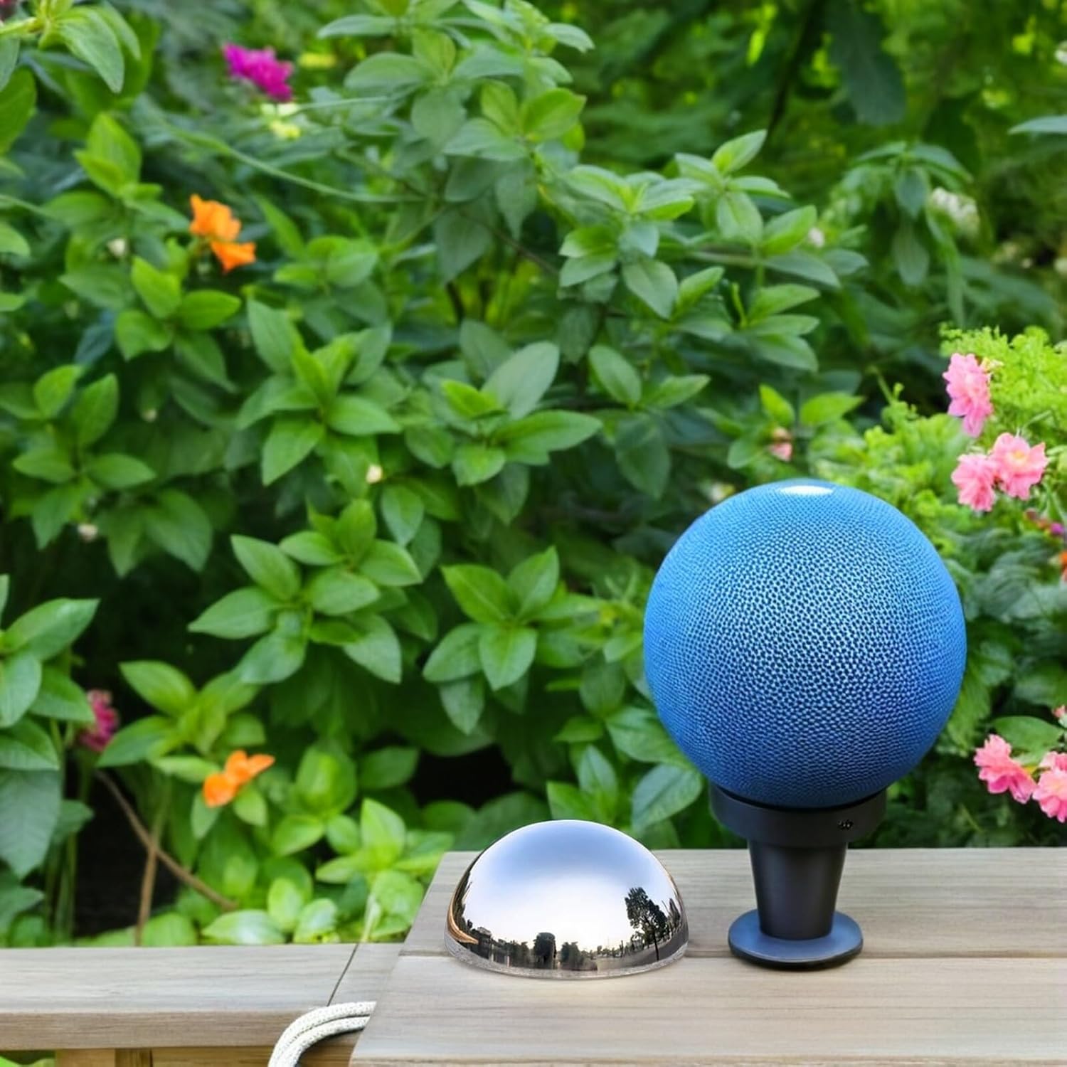 Operitacx 7pcs Stainless Steel Mirror Gazing Balls Set for Outdoor Garden and Lawn Decoration – Polished Reflective Sphere Globes in Multiple Sizes (76mm, 90mm, 100mm, 150mm)