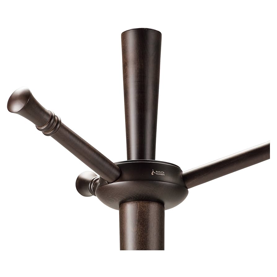 ナカタハンガー 4本 　　　　　　　スモークブラウン NAKATA HANGER SET-01N/メンズジャケットハンガー 5本組