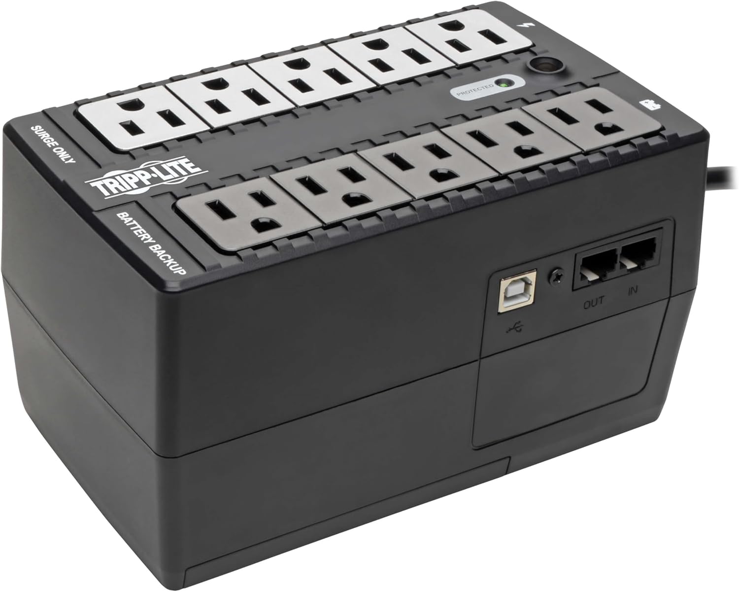 Eaton Tripp Lite INTERNET600U 600VA UPS 325W Battery Backup Surge Protector