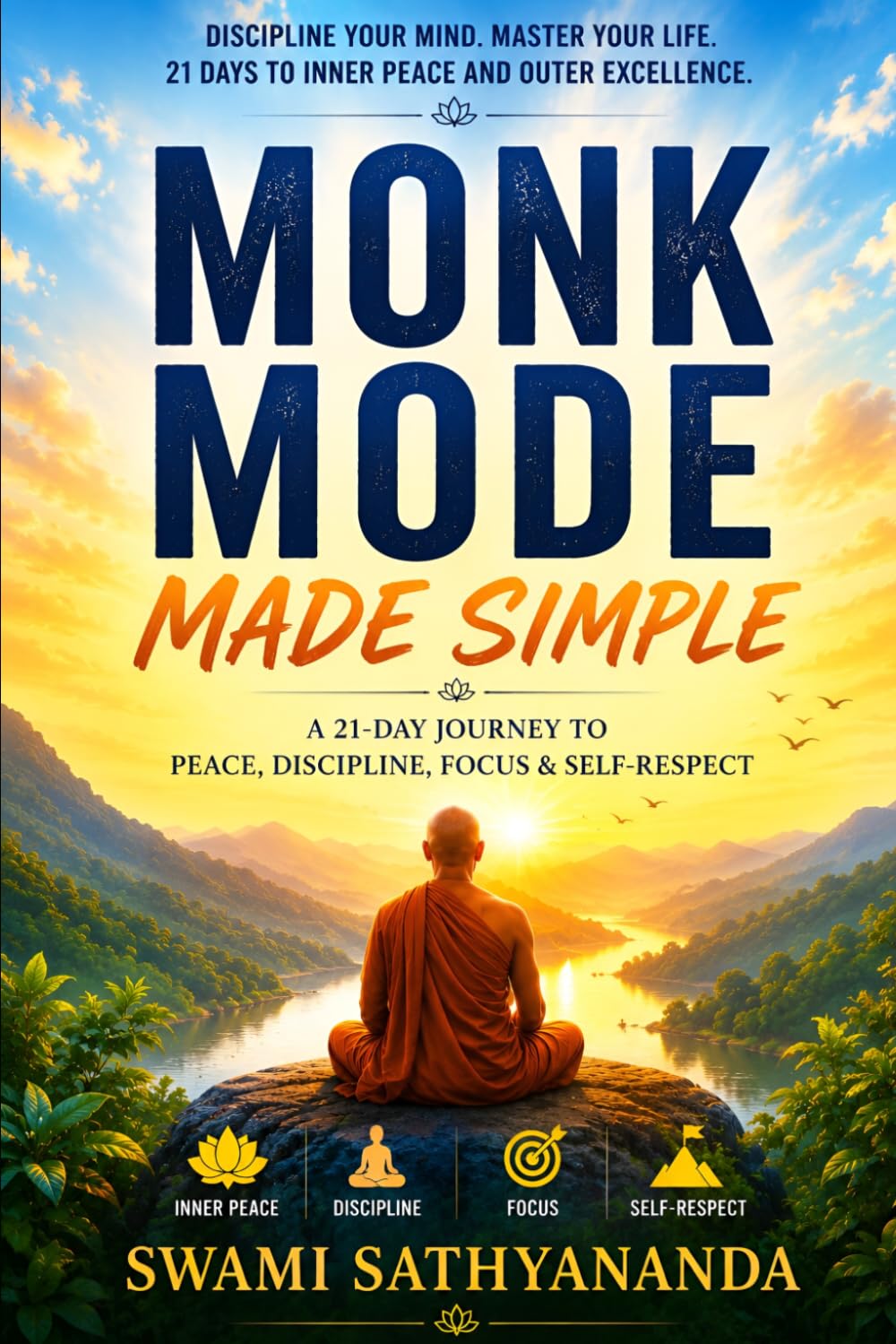 Monk Mode Made Simple: The 21-Day Challenge to Master Peace, Discipline, and Self-Love