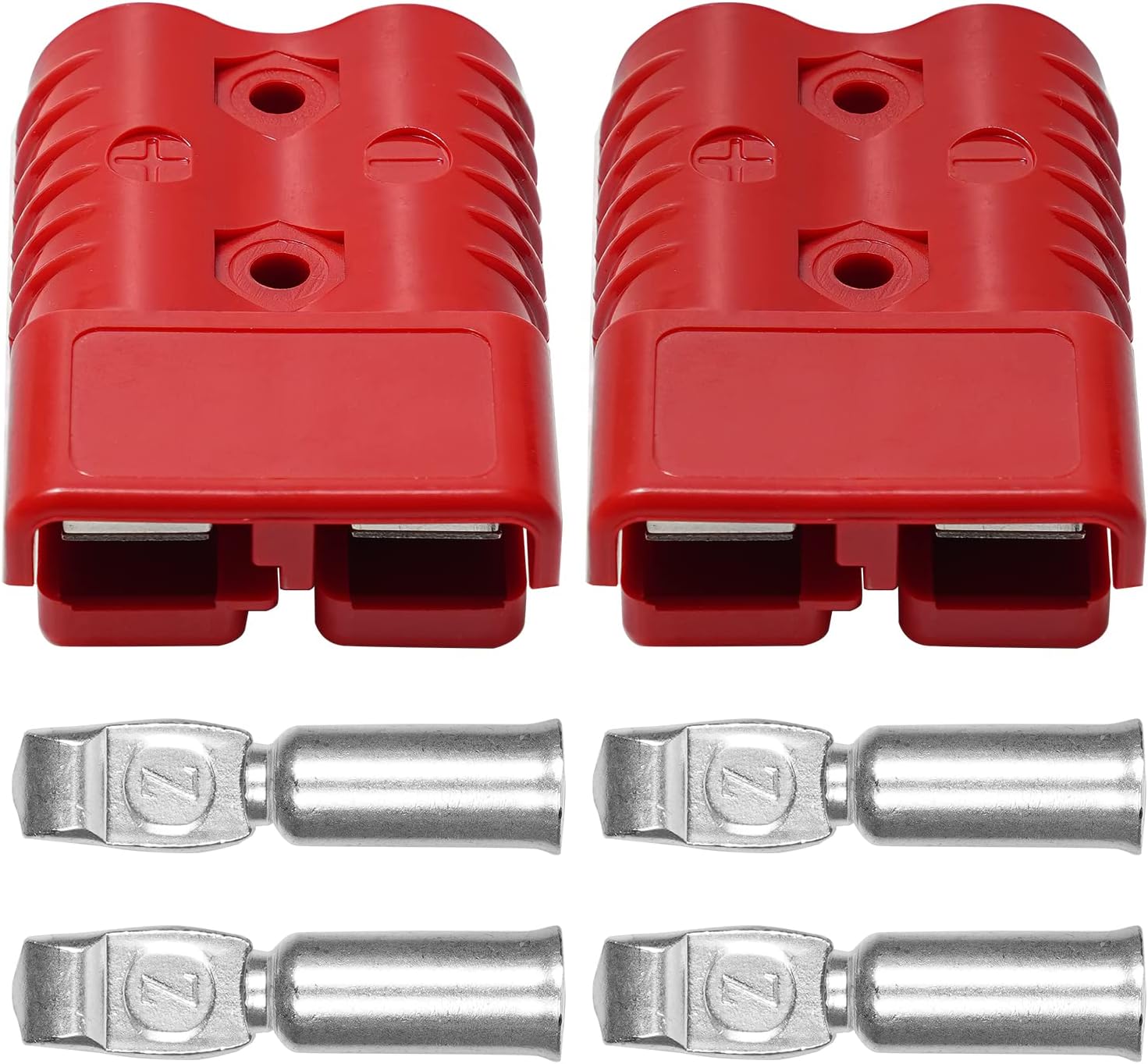 2 x Anderson Connectors 175Amp 600V Battery Quick Disconnect Connector Plug Kit Cable Terminal Battery Power Connector